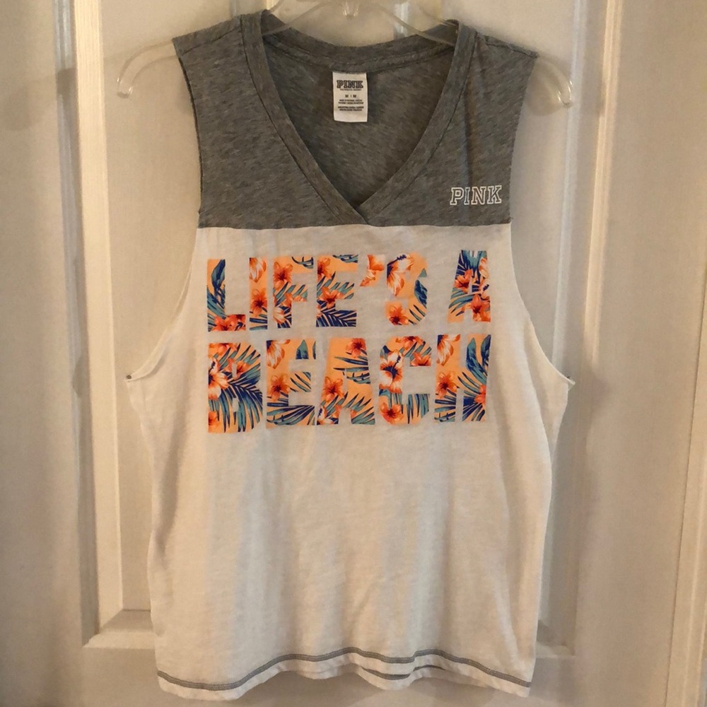 Victoria Secret🥳HP🥳PINK V-neck Tank Top